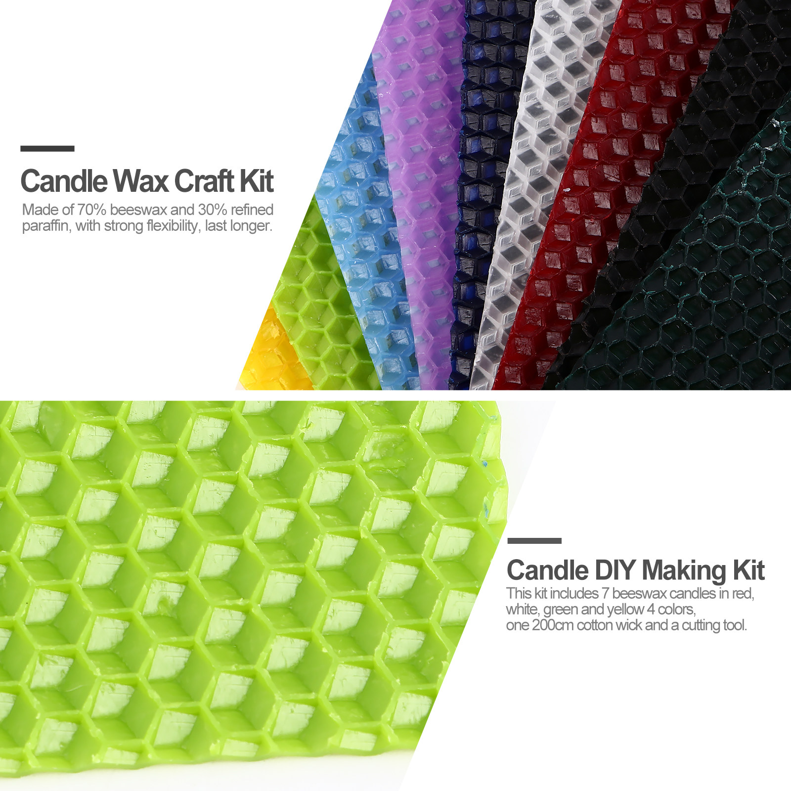 ชุดอุปกรณ์ทำแผ่นขี้ผึ้ง 9 ชิ้น - Beeswax Sheet Roll บทวิจารณ์และราคา