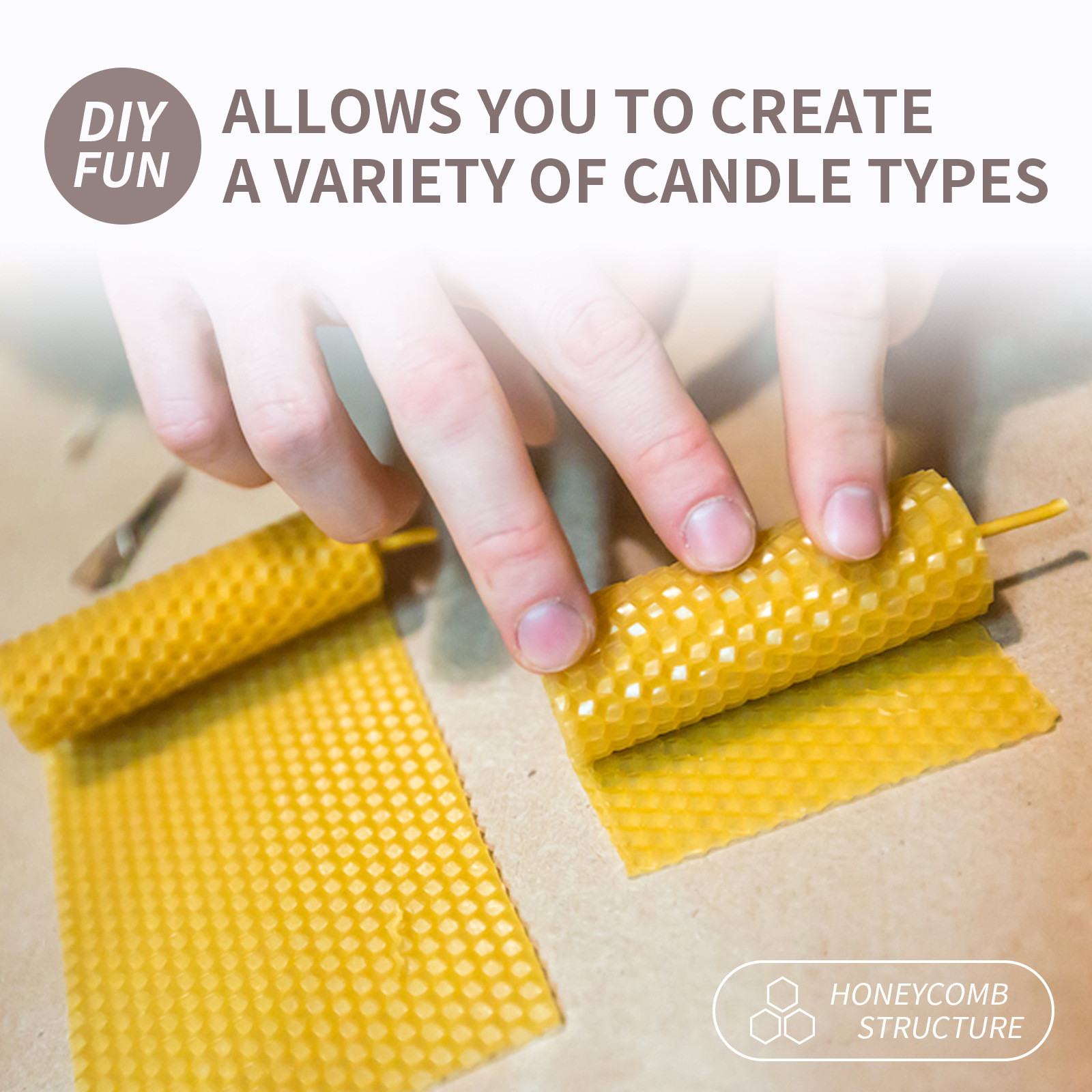 10/30pcs ขี้ผึ้งธรรมชาติแผ่นสํ - Beeswax Sheet Roll บทวิจารณ์และราคา